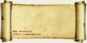 Irena Mioković vizit kartica